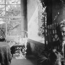 Malcolm McNeill and dog