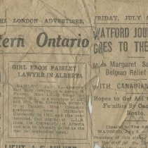 "Gir from Paisley" excerpt, London Advertiser