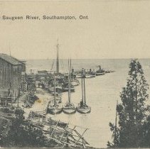 Mouth of the Saugeen River, Southampton, Ont. - Front