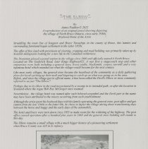Information sheet accompanying print "The Elbow"
