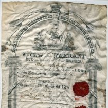 Loyal Orange Institution of British North America Bentinck warrant