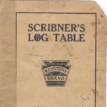 A202.3.003.003 - Scribner's Log Table, front