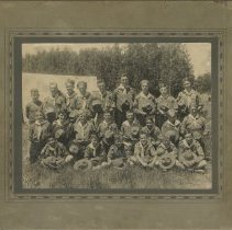 Lucknow Scout Troop at Kintail Camp 1931 - Front