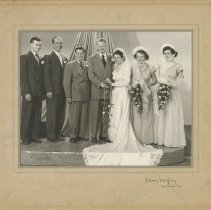 Wedding of Eileen Marie Goetz and Horace George Finbow, ca. 1949