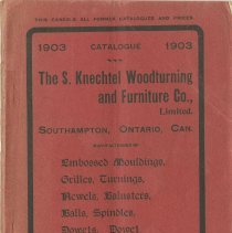 The S. Knechtel Woodturning and Furniture Co., Limited 1903 catalogue