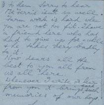 Ferris letter from Bradshaws page 3