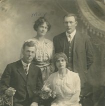 William Ferris and Verna Husk wedding - front