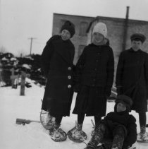 Snowshoeing - Howard, Florence, Charles and Cade