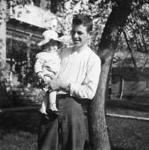 Howard holding Bruce [Howard and Bruce Krug]