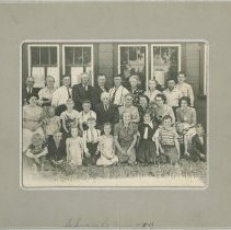 Schwass Reunion, 1949; at Latter Day Saints Hall, Port Elgin, Ontario.