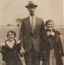 Herb Bull with daughters Iris and Ivy