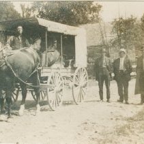 George Hummel driving mail coach