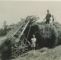 Haying on Herb Gilbert's farm
