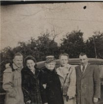 Olive Kerr with her children