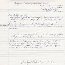 Berford Lake Community Club