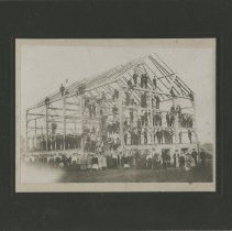 Barn raising at Cottons