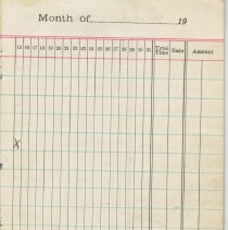 Entertainment Committee of Local 1740 I. A. of M. and general ledger