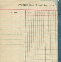 Entertainment Committee of Local 1740 I. A. of M. and general ledger