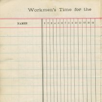 Entertainment Committee of Local 1740 I. A. of M. and general ledger