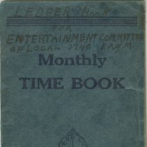 Entertainment Committee of Local 1740 I. A. of M. and general ledger