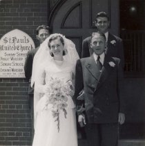 Eve and Reg Carter wedding, 1949