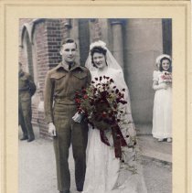 Pete and Jean Boisvert wedding photograph