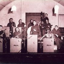 Band photograph with Pete and Jean Boisvert