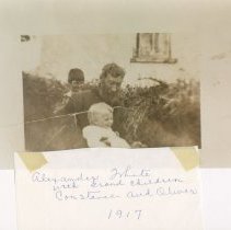 Alexander White with grandchildren