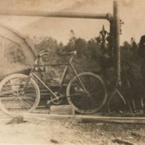 George Vogt at Adamsville sawmill