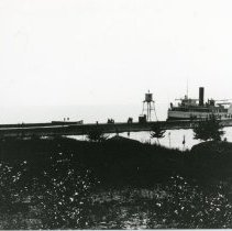 Passenger Ship Docking at Kincardine Pier