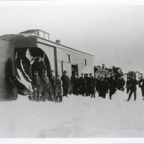 Railway Plow by Hunter Bridge and Boiler, Kincardine Harbourfront Area