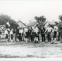 Fire Department Practicing, 133 Broadway St., Kincardine, ON.