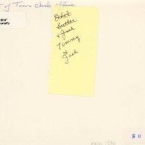 Children in front of Town Clerks office reverse