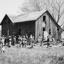 K-81-05-20 Former frame house on Stewart farm.