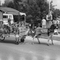K-81-08-00 Mule drawn float in Tara Centennial Parade.