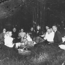 K-81-13-29 Picnic in woods - same group as K-81-13-15.