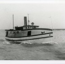 Tugboat "Onward" after decks were covered, ca. 1935
