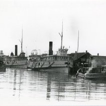 "Carmonia", "Cambria, "Huron", and "JNO R. Arnoloi", ca. 1895