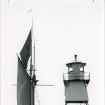 Schooner "Lyman M. Davis of Sarnia" in Kincardine harbour