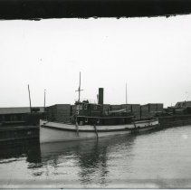 Tugboat "A. Seaman" docked in Kincardine harbour