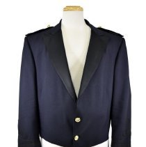 Police dress jacket pictured w/ epaulets (2025.013.003a/b)
