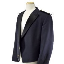 Police dress jacket pictured w/ epaulets (2025.013.003a/b)