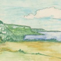 Small landscape watercolour