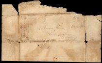 Envelope from San Felipe to Columbia: Tibbet to ammon Underwood.