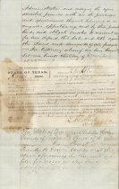 Bill of sale of land from J. A. and Eliza Jane Bertrand to Rachel Jane Unde