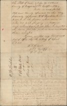 Bill-of sale for land to the trusties of the First Presbyterian Church and 