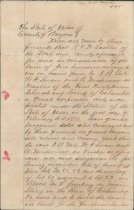 Bill-of sale for land to the trusties of the First Presbyterian Church and Society of Columbia, Texas