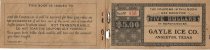 Coupon book (#656) Gayle Ice Co., Angleton