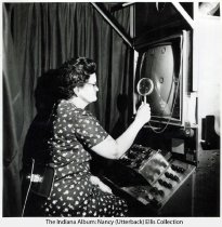Inspection of a RCA television in Indianapolis, Indiana