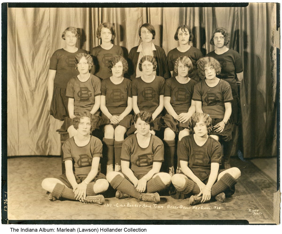 Beech Grove girls basketball team, Beech Grove, Indiana, 19278 Some